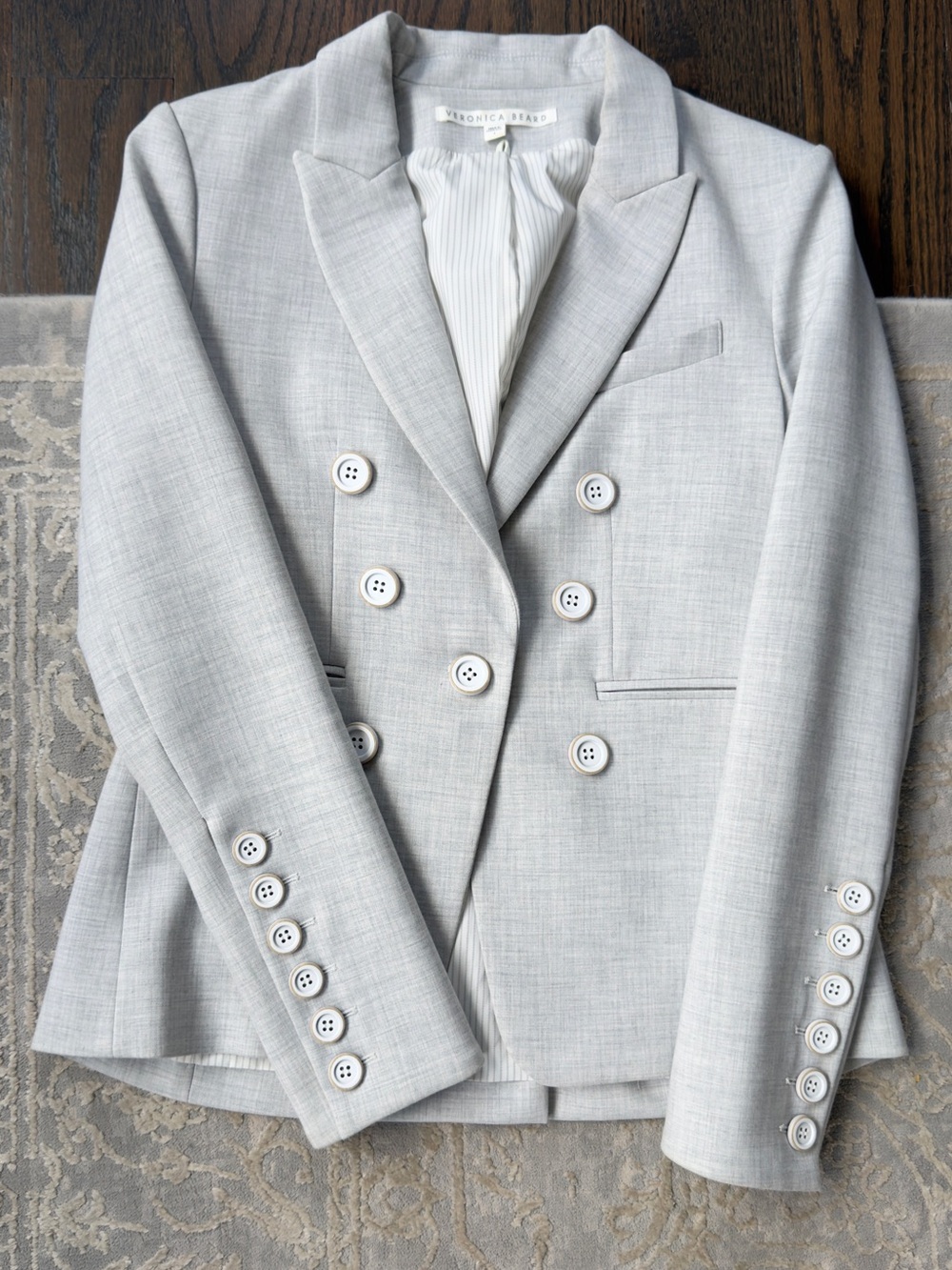 Veronica Beard dicky blazer Gray size 4 - Picture 12 of 16